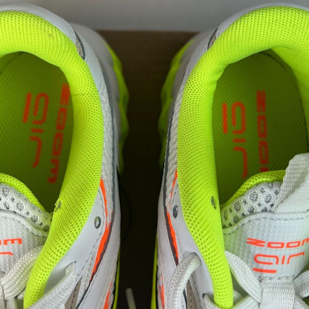 Nike Womens Zoom Air Fire Summit CW3876-104 White Volt Swoosh Running Shoes Sz 8 - Picture 5 of 9